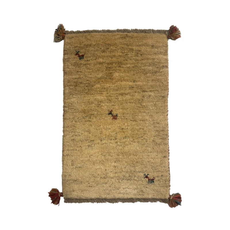 گبه دستباف نیم متری مدل بافت قشقای شیراز کد NKP-sgp57