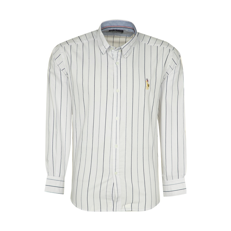 پیراهن آستین بلند مردانه مدل PVLF JAM TOM رنگ سفید