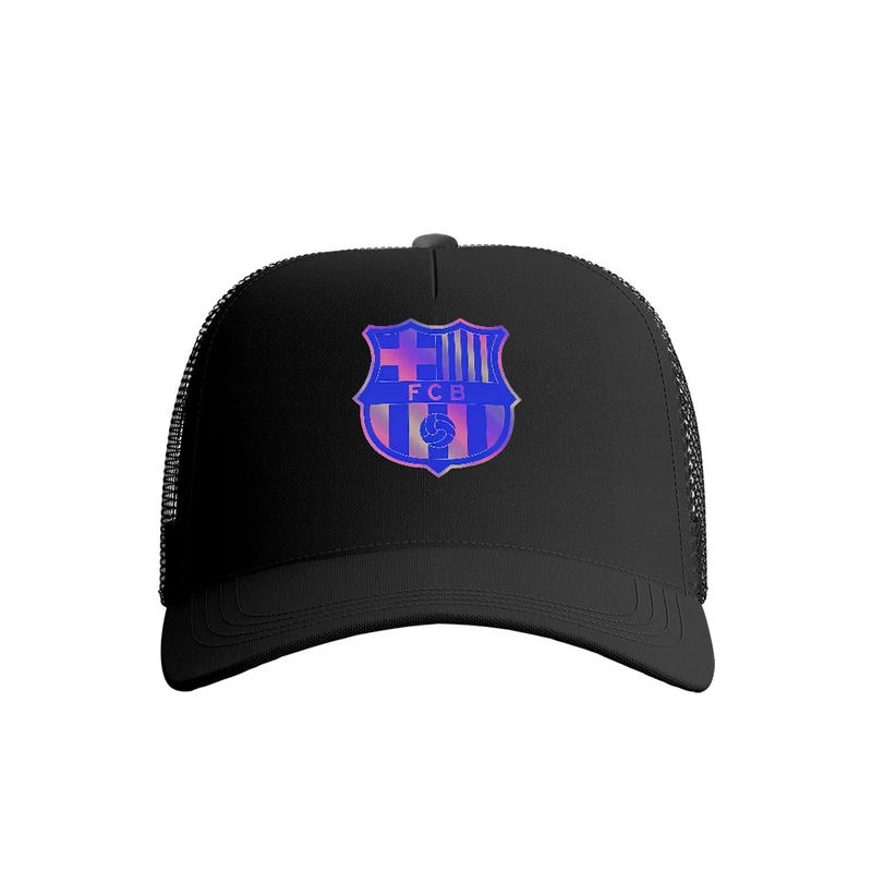 کلاه کپ پاد آفرین مدل فوتبالی بارسلونا کد 798