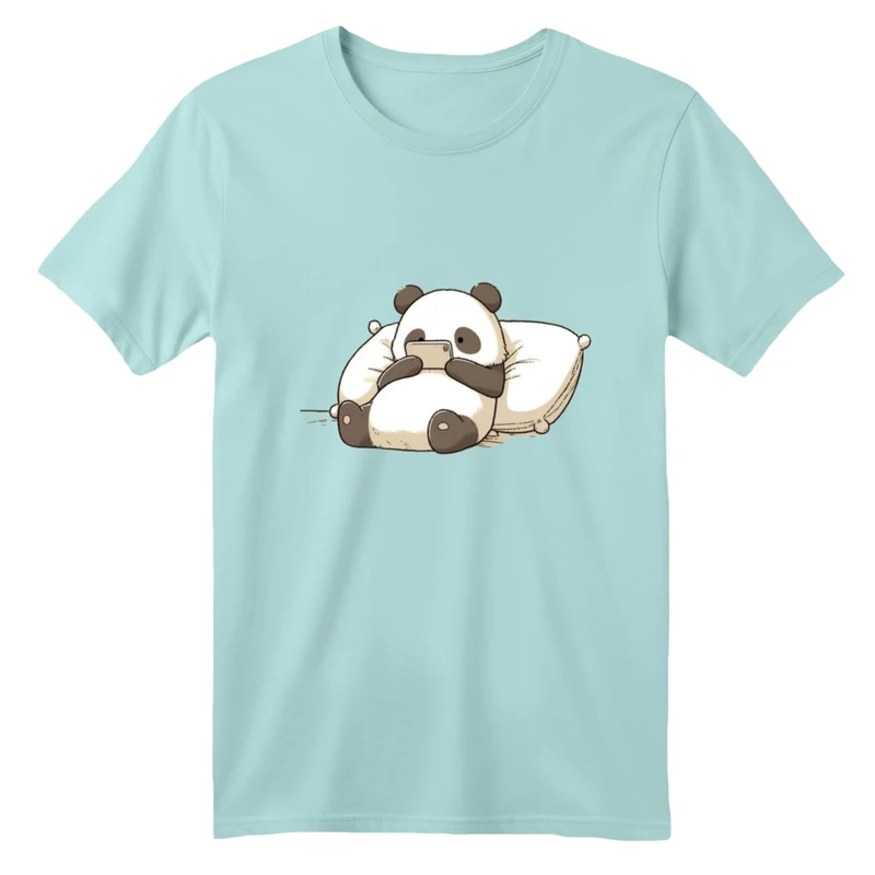 تی شرت آستین کوتاه بچگانه مدل پاندا کد۳