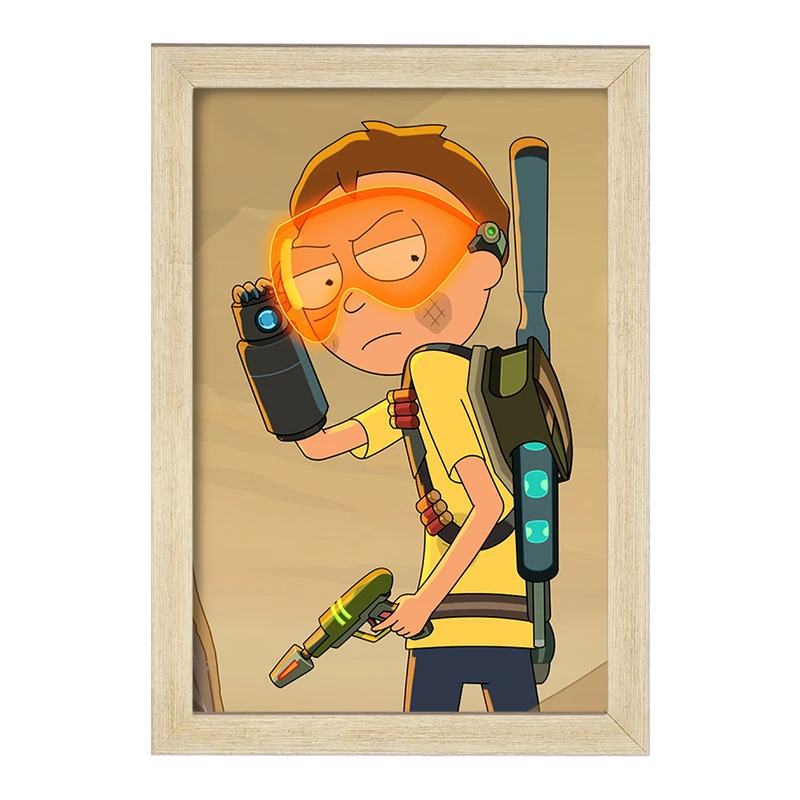 تابلو خندالو مدل انیمیشن ریک و مورتی Rick and Mort کد 26398