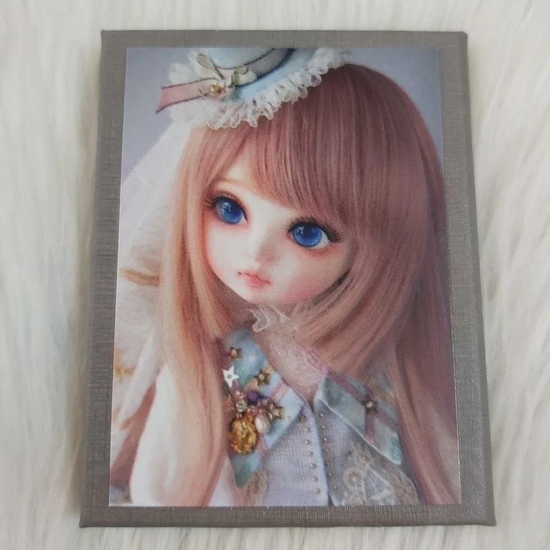 آینه جیبی طرح دختر عروسکی کد gir118