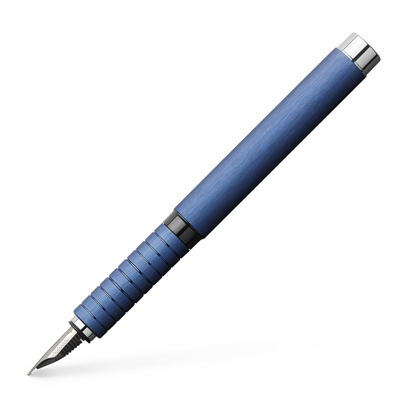 خودنویس فابر کاستل مدل Essentio Fountain Pen, Aluminium Blue - Fine خودنویس فابر کاستل مدل Essentio Fountain Pen, Aluminium Blue - Fine