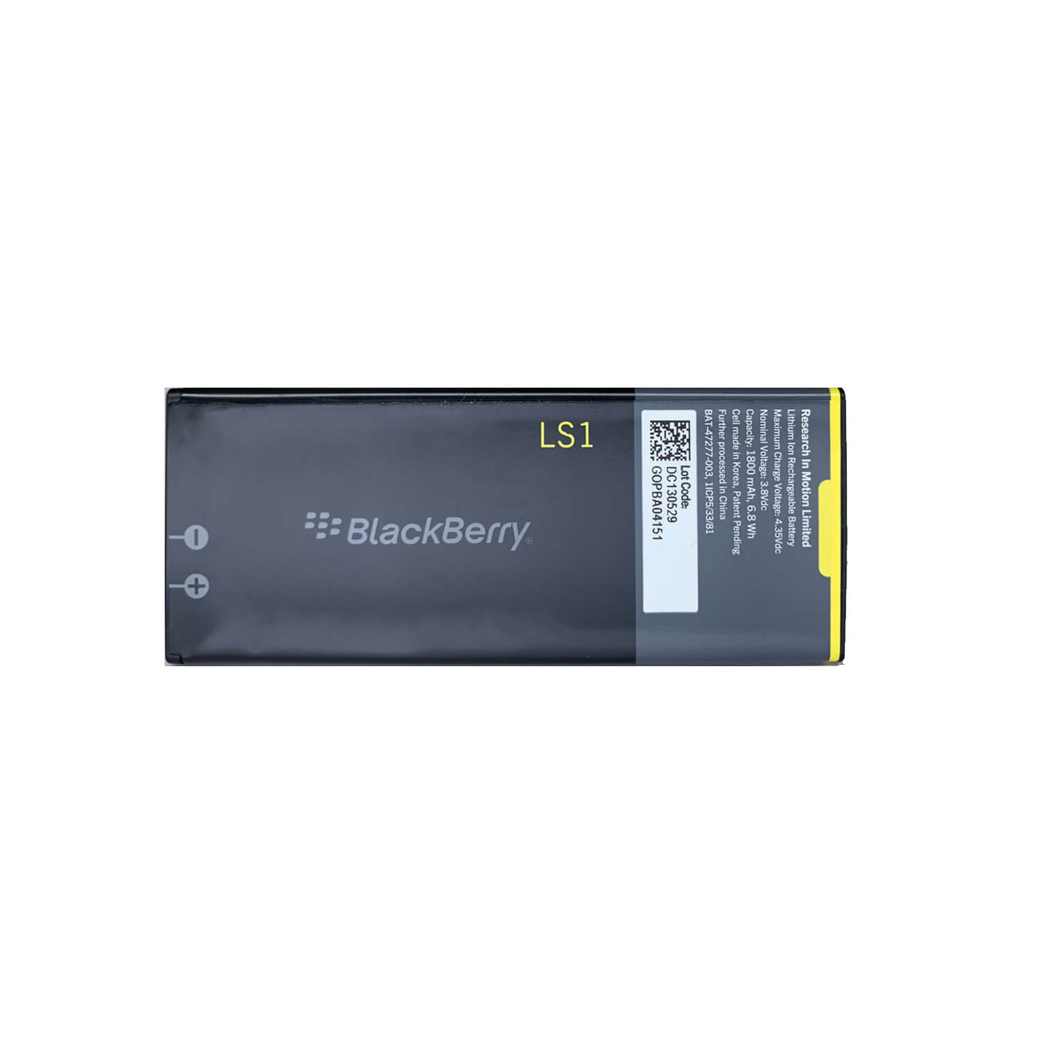 باتری موبایل مدل LS-1TR ظرفیت 1800 میلی آمپر ساعت مناسب برای گوشی موبایل بلک بری Z10