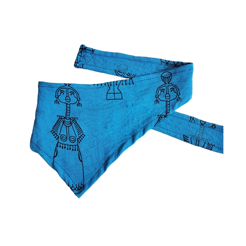 دستمال گردن سگ و گربه مدل باندانا کد 1018