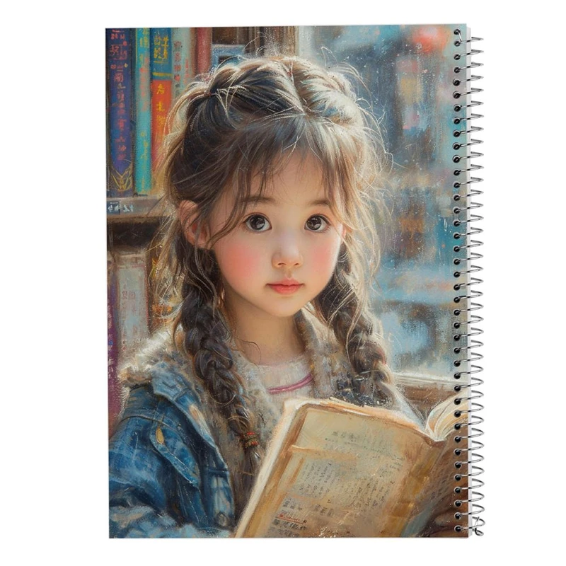 دفتر ژورنال نویسی 50 برگ مدوپد مدل نقطه ای طرح دخترانه کد DF15803