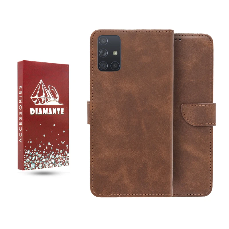 کیف کلاسوری دیامانته مدل چرم مناسب برای گوشی موبایل سامسونگ Galaxy A71 4G / 5G