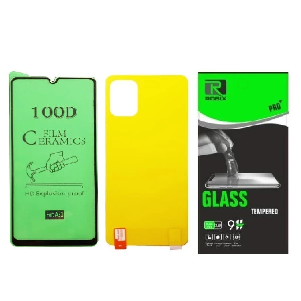 محافظ صفحه نمایش  روبیکس مدل CR-A31 مناسب برای گوشی موبایل سامسونگGalaxy A31 به همراه محافظ پشت گوشی
