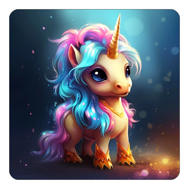 مگنت کاکتی طرح اسب تک شاخ و یونیکورن مدل mp30656