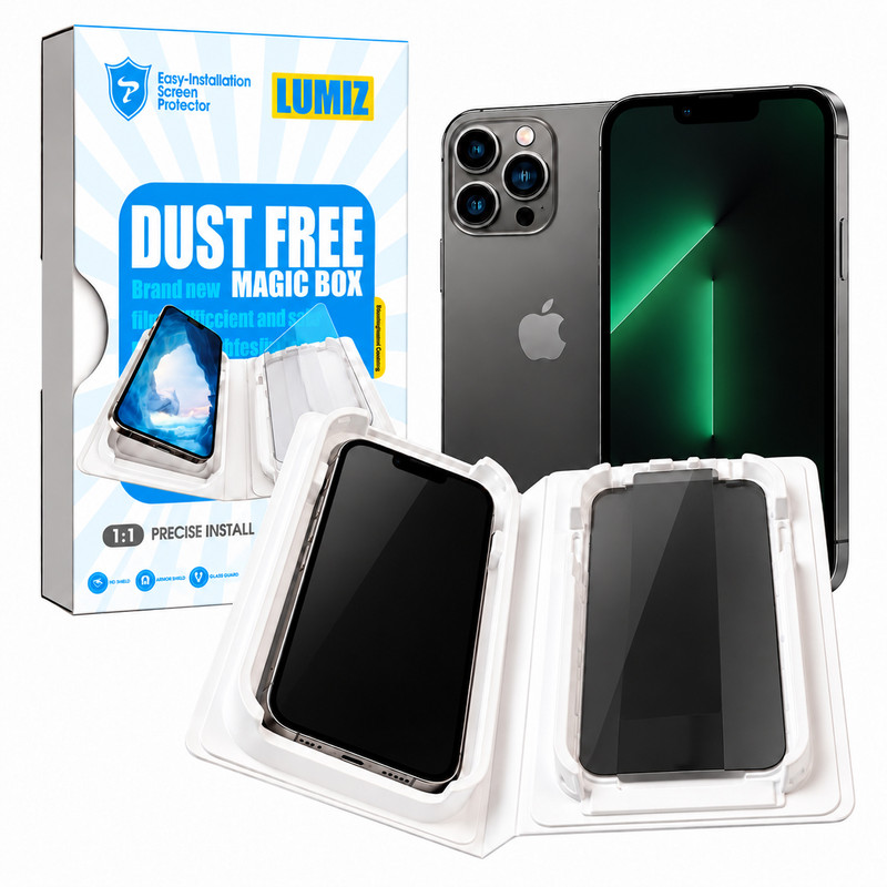 محافظ صفحه نمایش حریم شخصی لومیز مدل EASY-INSTALL مناسب برای گوشی موبایل ایفون iPhone 13 Pro Max / iPhone 14 Plus