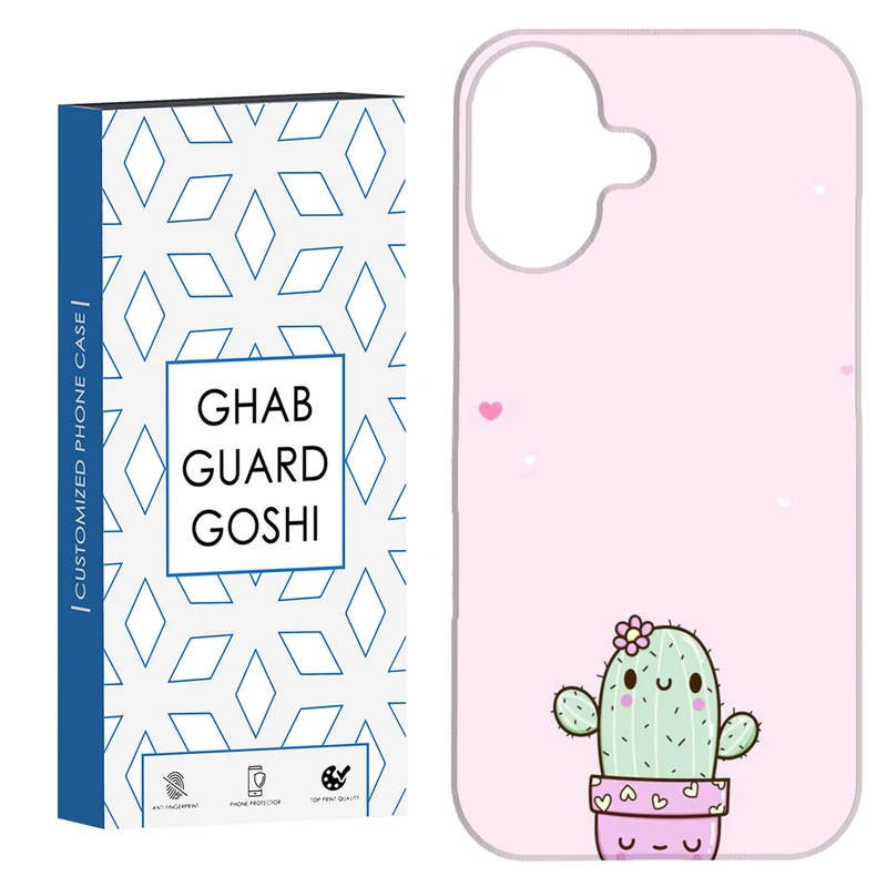 کاور قاب گارد گوشی طرح کاکتوس کد Dimo-865 مناسب برای گوشی اپل Iphone 16     