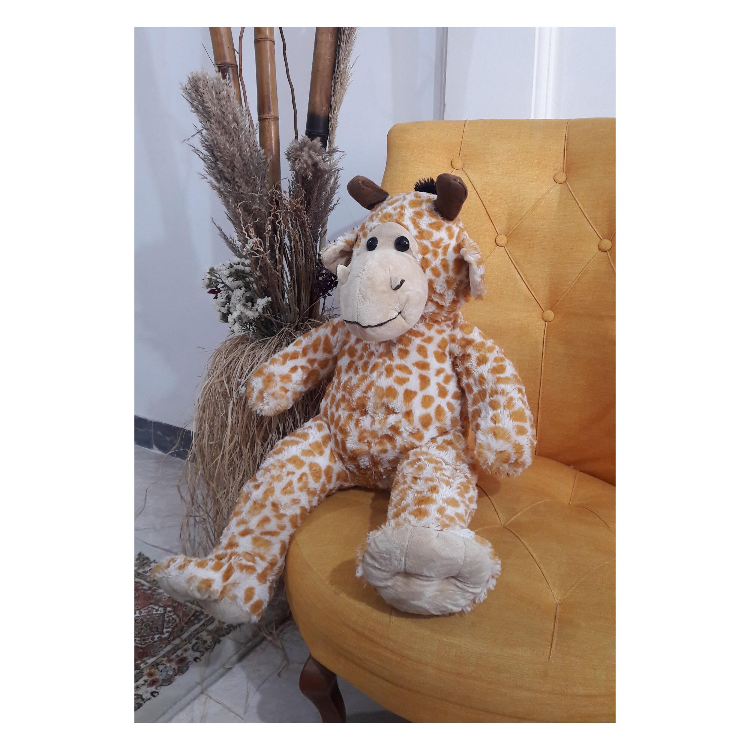 عروسک طرح زرافه کد 525 ارتفاع 86 سانتی متر