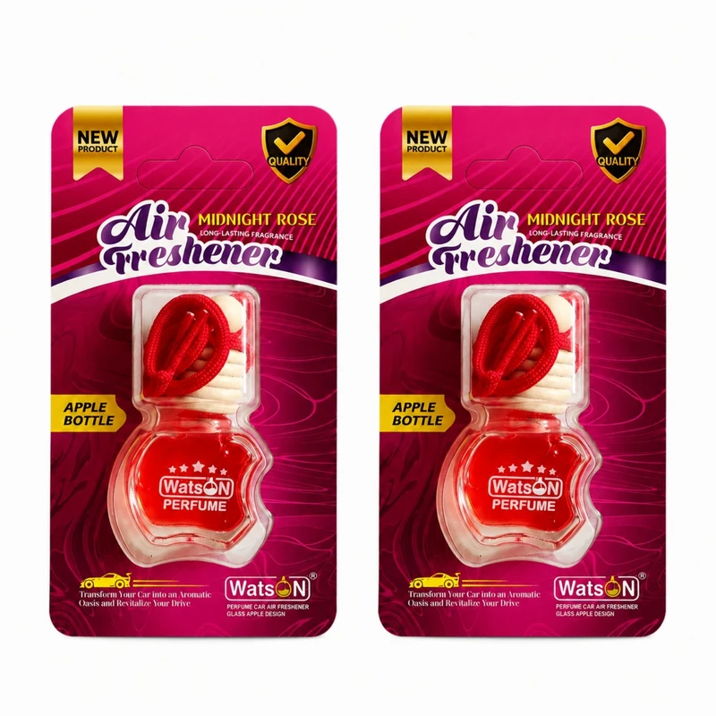آویز خوشبوکننده خودرو واتسون مدل A201 با رایحه ادکلن MIDNIGHT ROSE بسته 2 عددی
