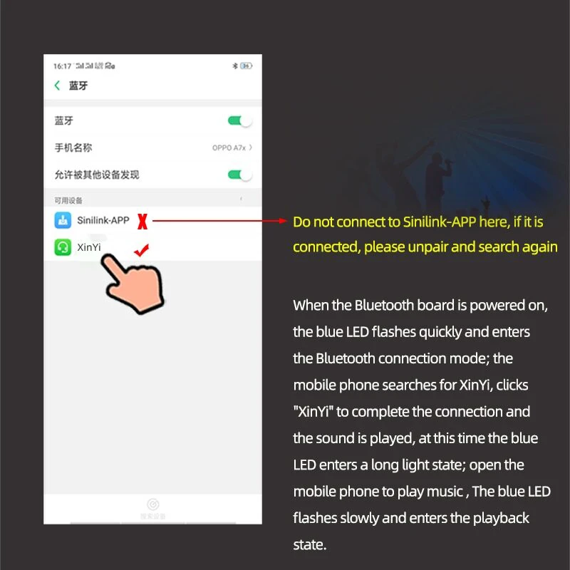 عکس شماره 6 : ماژول آمپلی فایر بلوتوثی مدل 50w_x2 کد a type usb