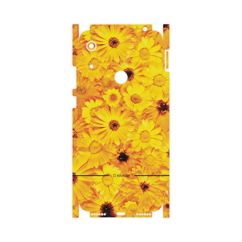 برچسب پوششی ماهوت مدل Yellow-Flower-FullSkin  مناسب برای گوشی موبایل هوآوی Y6s 2019