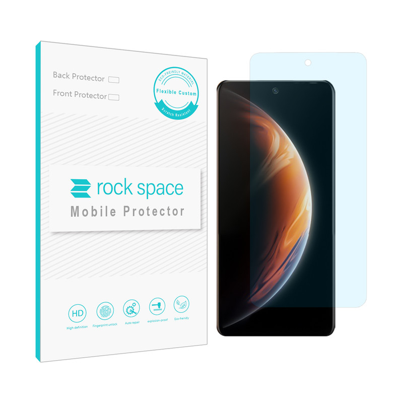 محافظ صفحه نمایش ضد اشعه راک اسپیس مدل HyBLU مناسب برای گوشی موبایل اینفینیکس zero x pro
