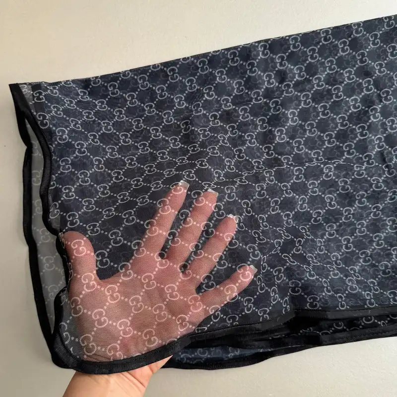 شال زنانه مدل توری تابستانی طرح زنجیره ای ریز