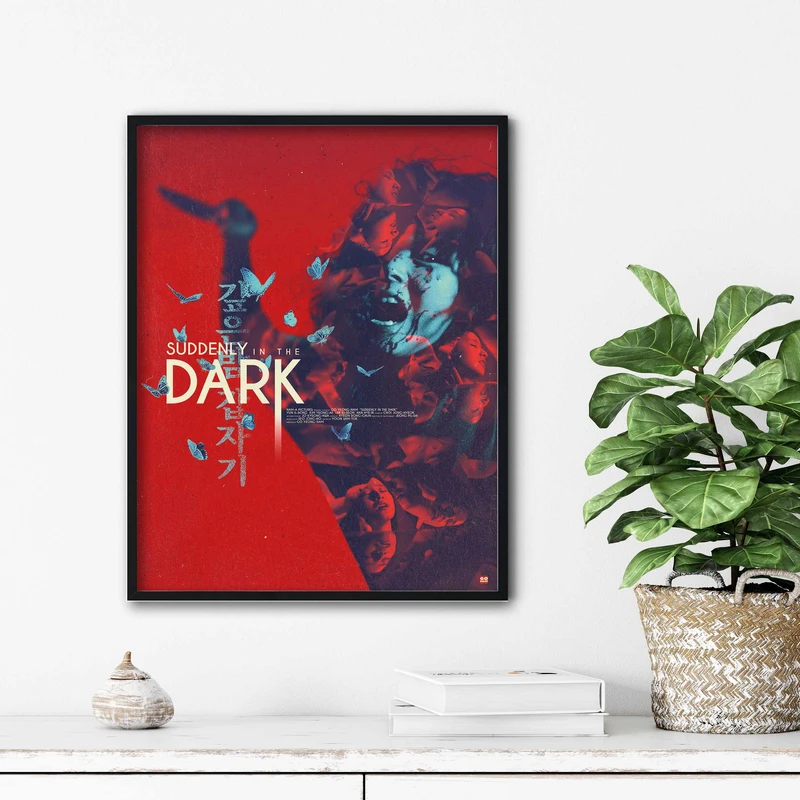 تابلو آتریسا طرح پوستر فیلم dark مدل ATm400