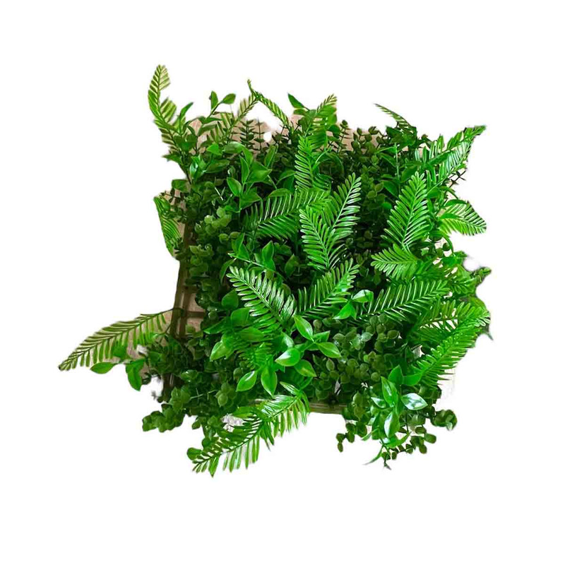 چمن مصنوعی آکواریوم مدل پرتراکم طرح برگ هاوایی سایز 25x25 سانتی متر