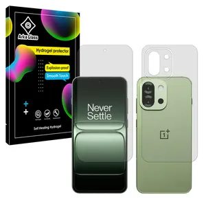 Arca Glass Tough model transparent screen protector suitable for OnePlus 13s mobile phone along with the back protector