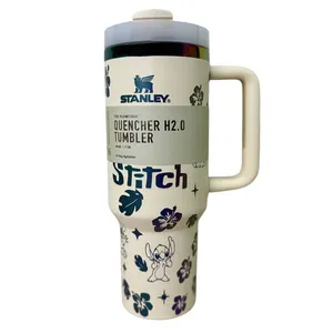 ماگ سفری  مدل استیچ کد QUENCHER H2O TUMBLER گنجایش 1.18 لیتر