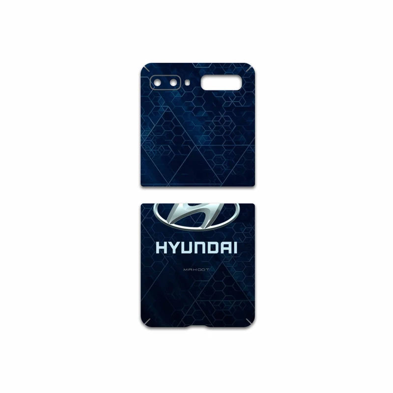 برچسب پوششی ماهوت مدل Hyundai-Logo مناسب برای گوشی موبایل سامسونگ Galaxy Z Flip
