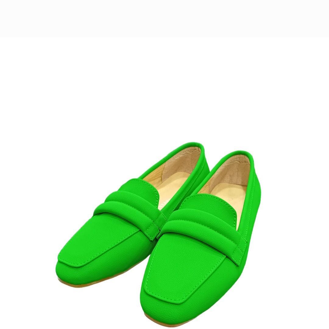 کفش زنانه مدل بالشتی رنگ سبز -  - 5
