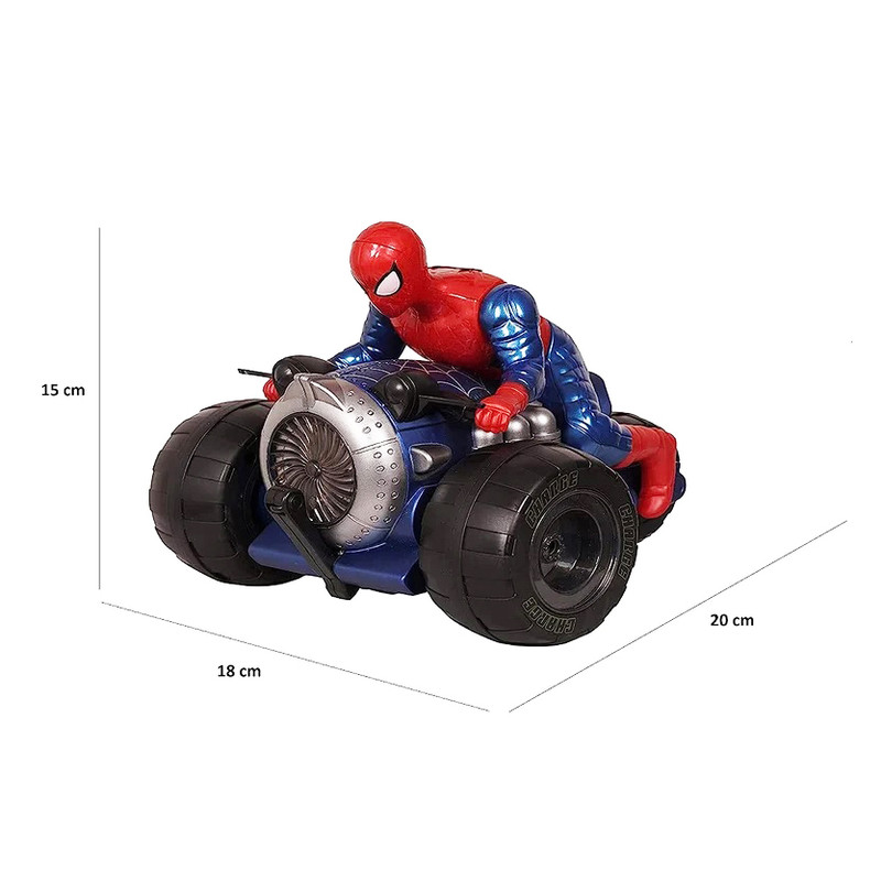 موتور بازی مدل ملق زن چراغدار طرح مرد عنکبوتی کد LD-162B