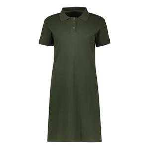 پیراهن یقه برگردان زنانه مدل Dr003