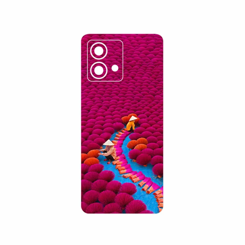 برچسب پوششی ماهوت مدل Vietnam Incense Wood Farms مناسب برای گوشی موبایل موتورولا Moto G84