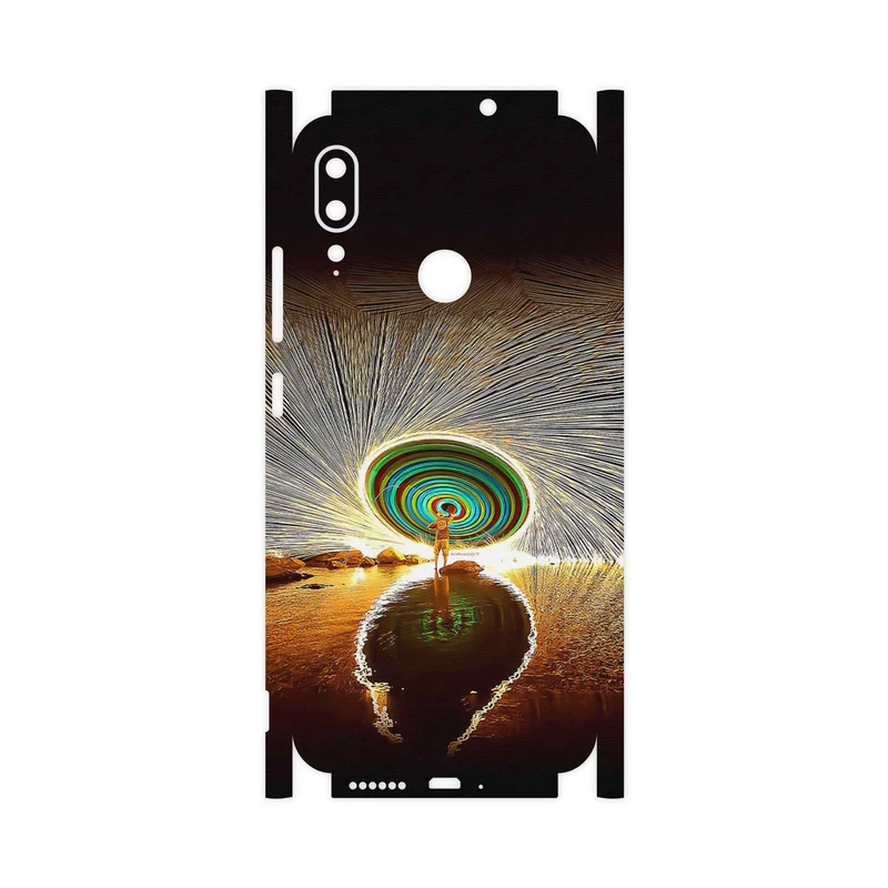 برچسب پوششی ماهوت مدل Night Light Fountain-FullSkin مناسب برای گوشی موبایل موتورولا Moto E6 Plus