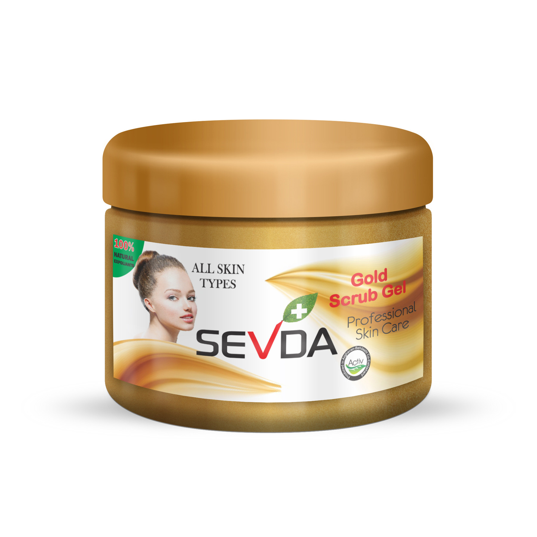 ژل لایه بردار سودا مدل Gold حجم 250 میلی لیتر مجموعه 2 عددی