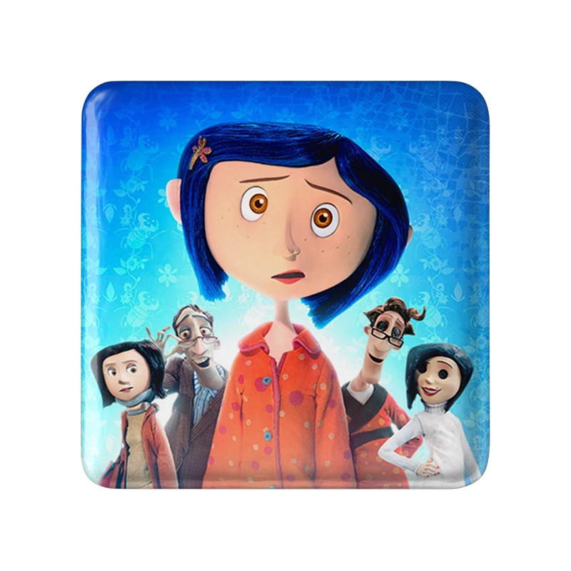 مگنت خندالو طرح کورالاین Coraline  مدل مربعی کد 20767
