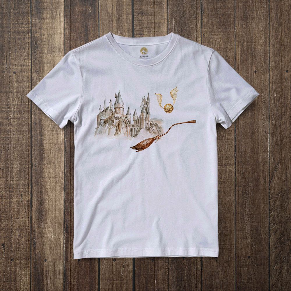 تی شرت آستین کوتاه زنانه هومرو مدل TW145 طرح هری پاتر -  - 5