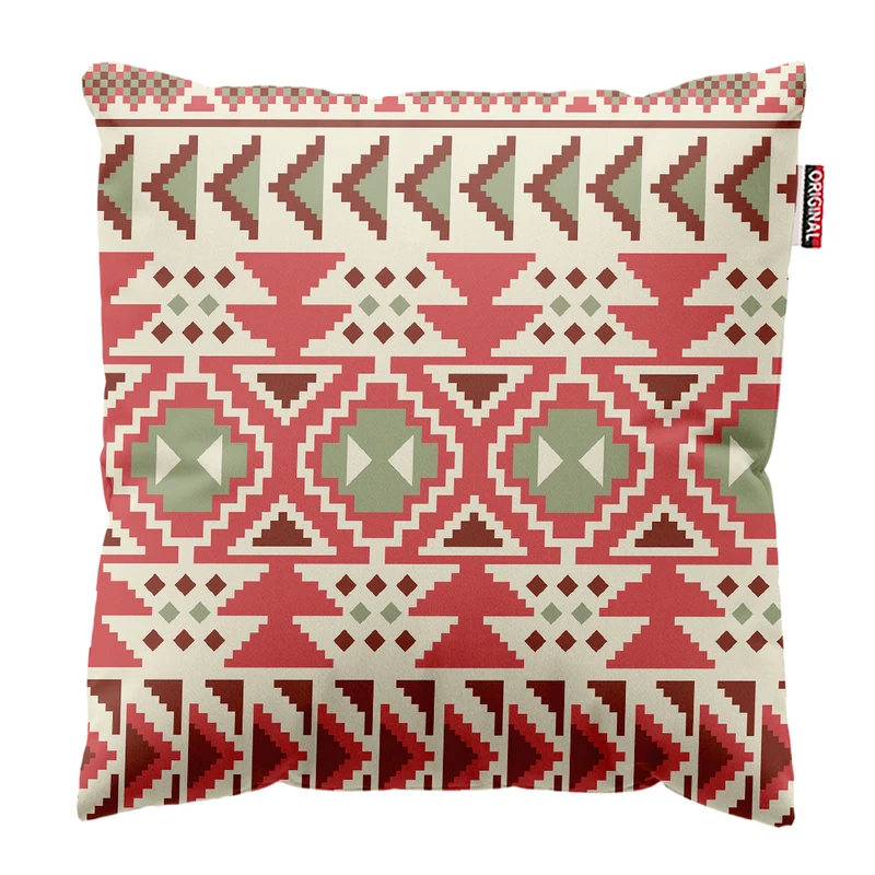 کوسن پاد آفرین مدل بوهو آفریقایی کد PK403671 سایز 40*40 سانتی متر