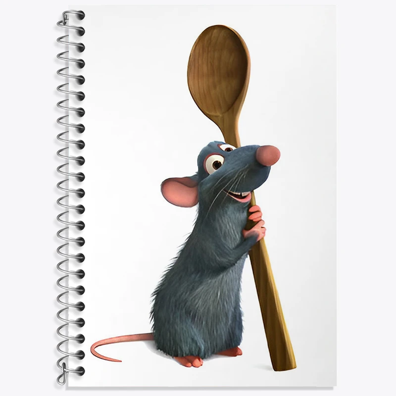 دفتر لغت 50 برگ خندالو طرح راتاتویی (Ratatouille) کد N2883
