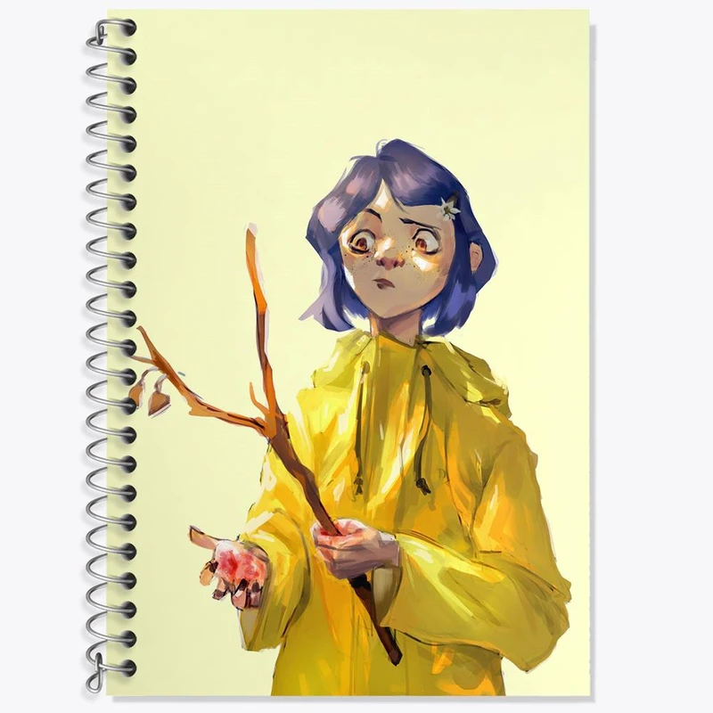 دفتر لغت 50 برگ خندالو مدل کورالاین Coraline کد 20779