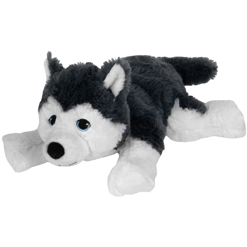 عروسک طرح سگ هاسکی مدل 2025 طول 27 سانتی‌متر