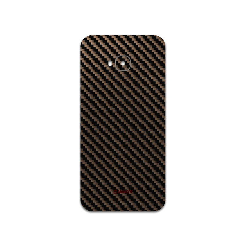 برچسب پوششی ماهوت مدل Glossy-Brown-Fiber مناسب برای گوشی موبایل ایسوس Zenfone 4 Selfie Pro