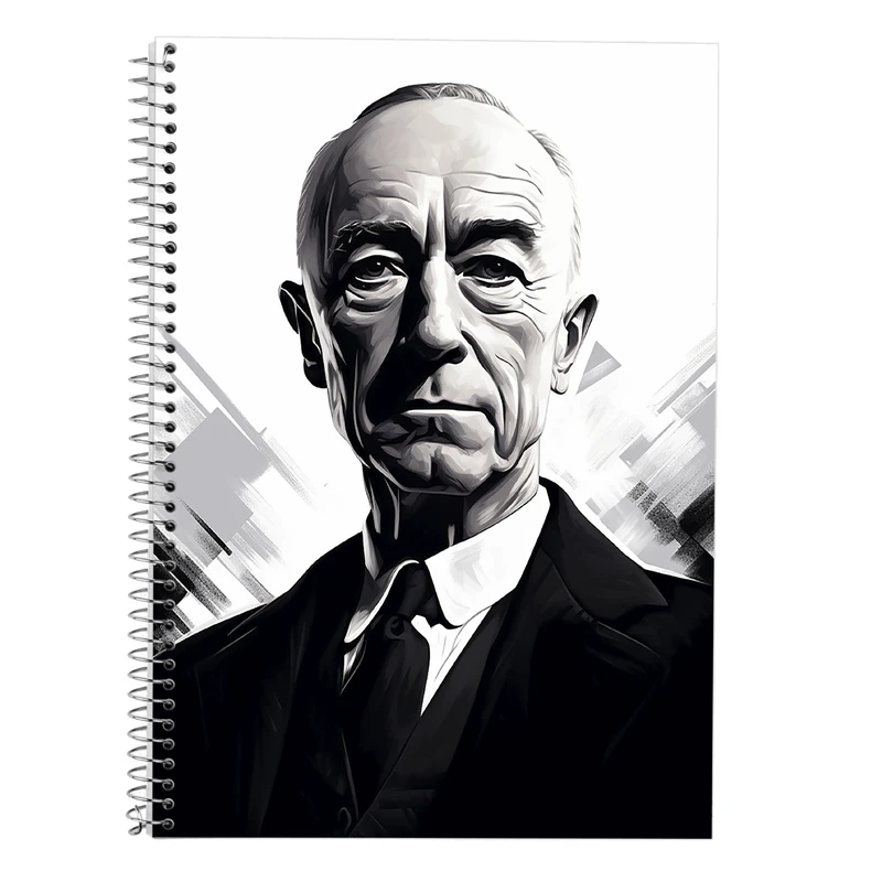 دفتر لغت 50 برگ مدوپد طرح Oppenheimer کد DF2686