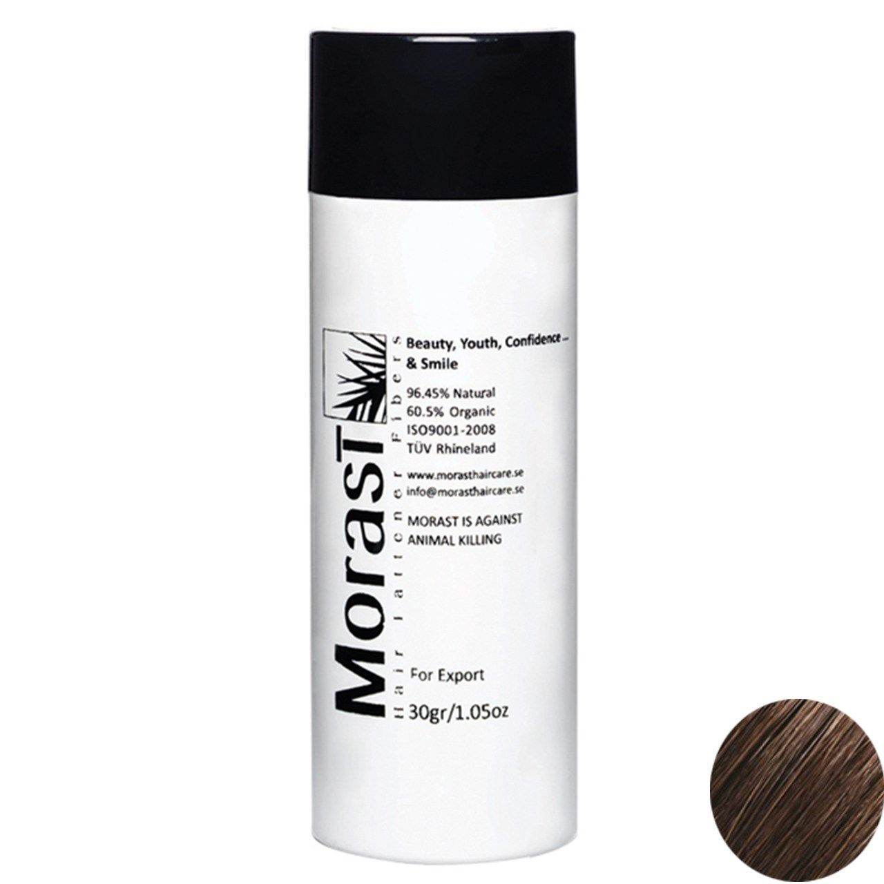 پودر پرپشت کننده مو مورست مدل Medium Brown وزن 30 گرم رنگ قهوه ای متسط -  - 2