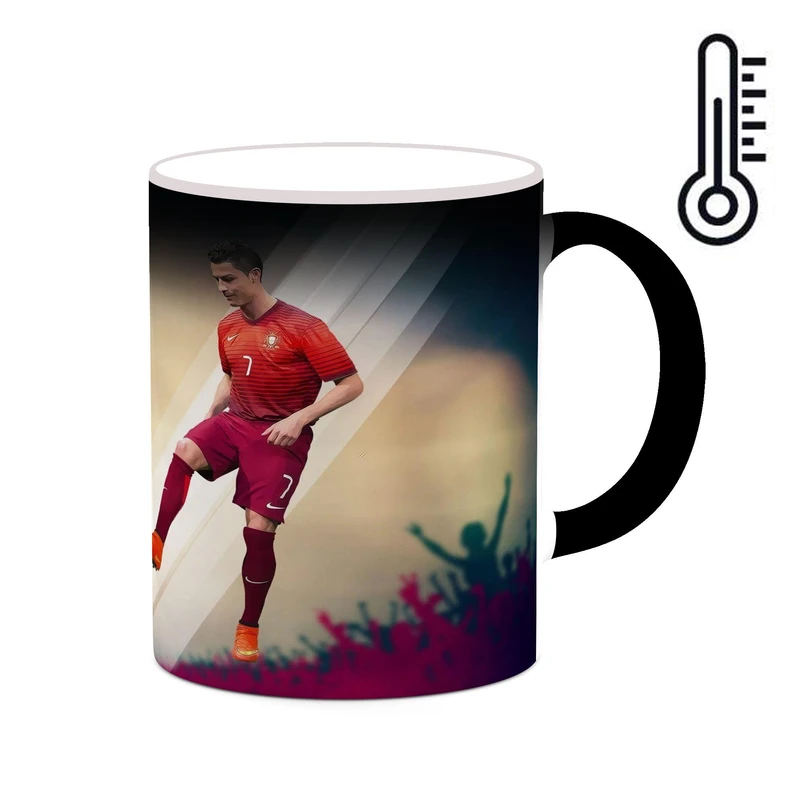 ماگ حرارتی کاکتی طرح Ronaldo رونالدو مدل mgh43033