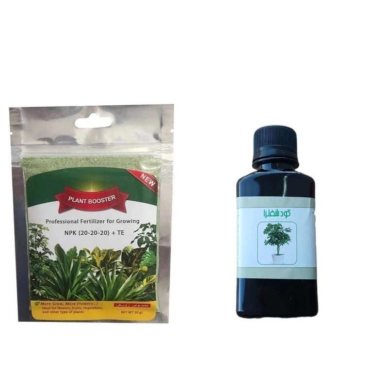 کود سه بیست و کود شفلرا مدل life-D وزن 180 گرم بسته 2 عددی