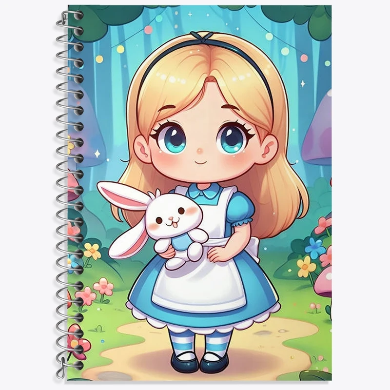 دفتر لغت 50 برگ خندالو طرح دخترانه کد N1209