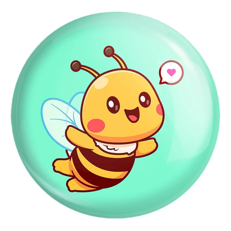 پیکسل خندالو طرح حیوانات بامزه زنبور کد 29687 مدل بزرگ