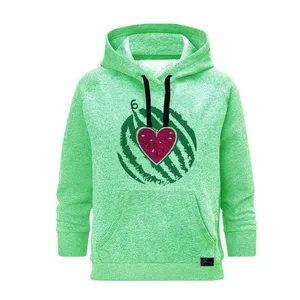 هودی زنانه مدل یلدایی کد B6 رنگ سبز