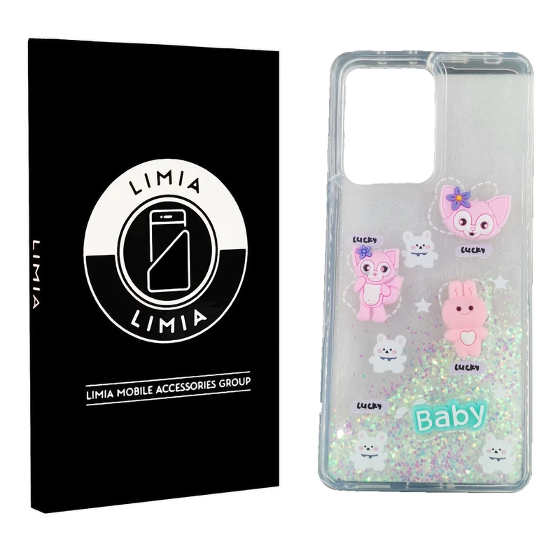 کاور لیمیا مدل آکواریومی لنزدار طرح عروسکی برجسته مناسب برای گوشی موبایل شیائومی Redmi Poco X5