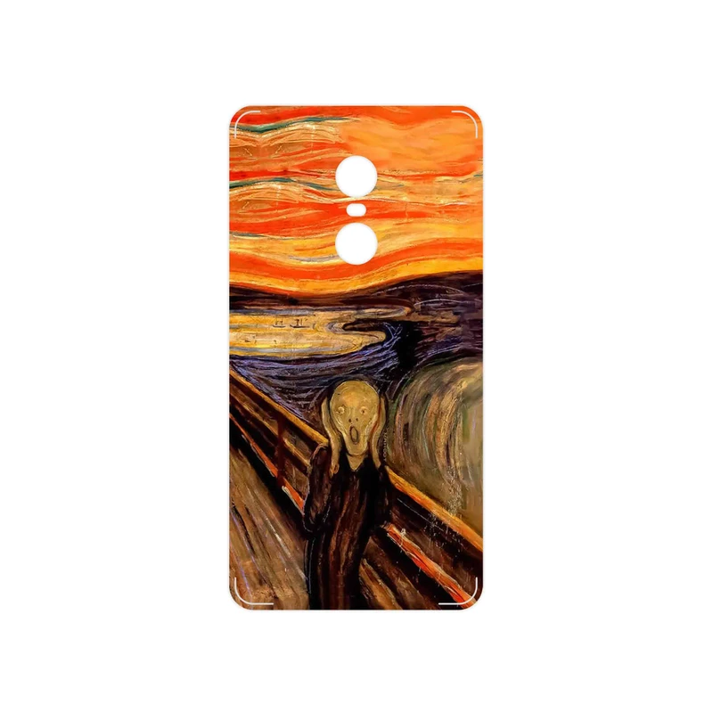 برچسب پوششی ماهوت مدل The Scream of Munch مناسب برای گوشی موبایل شیائومی Redmi Note 4