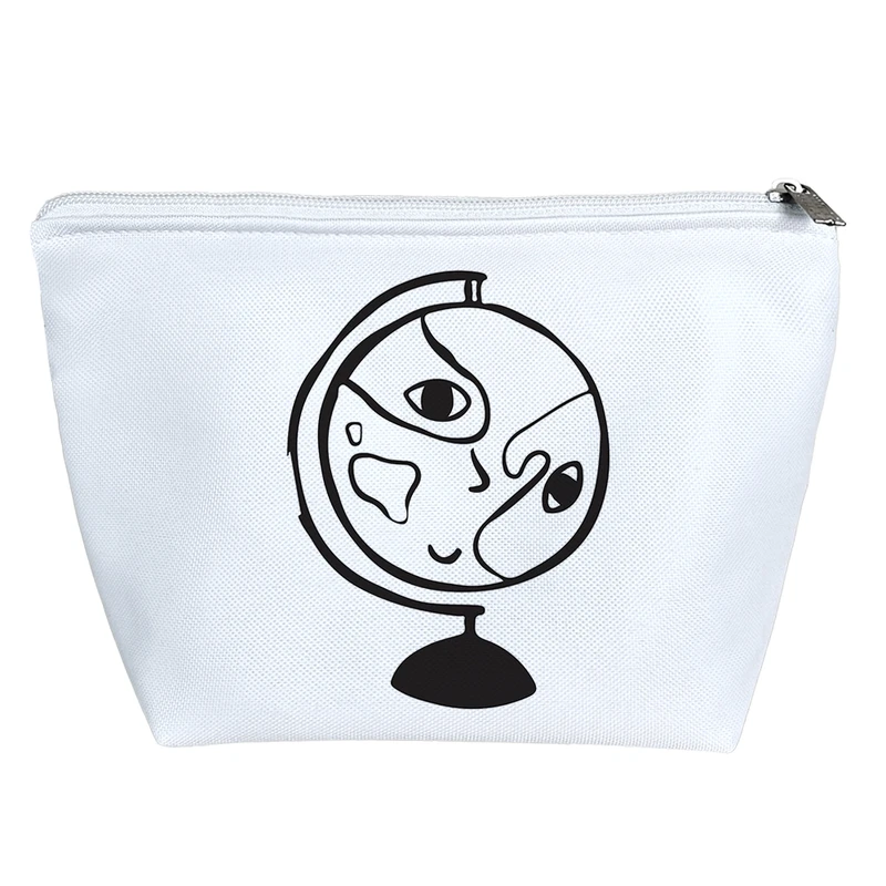 کیف لوازم آرایش دخترانه خندالو مدل کره زمین کد 7476