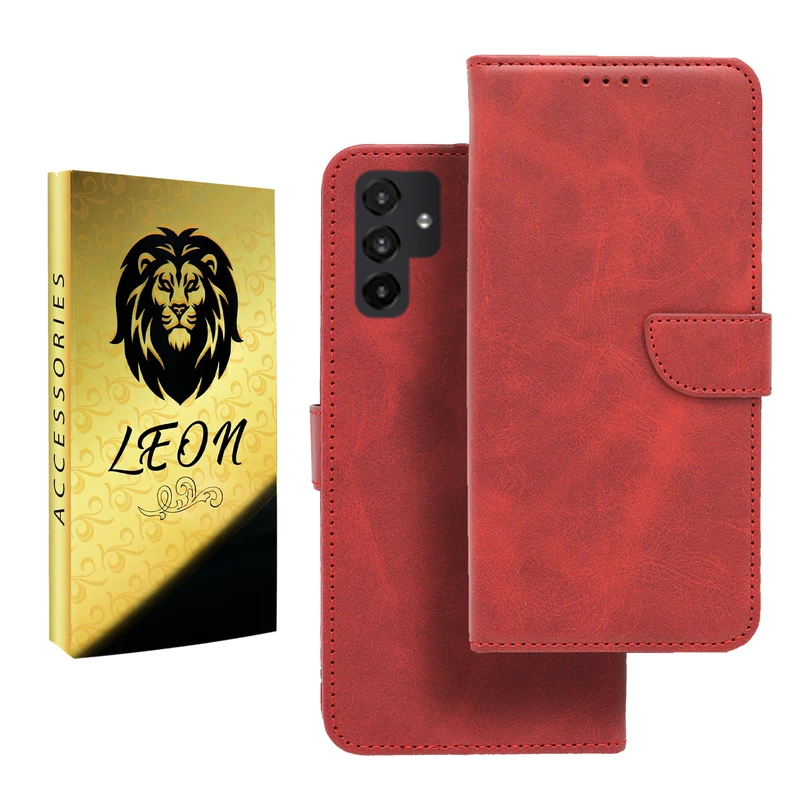 کیف کلاسوری لئون مدل Khoshi Yo مناسب برای گوشی موبایل سامسونگ Galaxy A04s